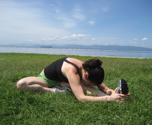 Strike a Yoga Pose:  Head to Knee