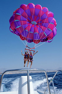 Get Physical:  Go Parasailing in Pairs!