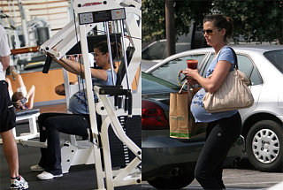 Bridget Moynahan Gets Fit While Pregnant