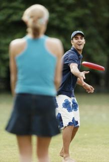 Get Physical:  Play Frisbee