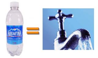 Aquafina Bottle Water Comes from Tap