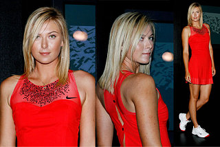 Sharapova's Red Nike Tennis Dress: Cool or NOT?