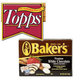 Recall Warning: Hamburger and White Chocolate