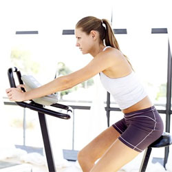 A Fun Workout for a Stationary Bike