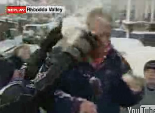 Reporter Gets Snowballed