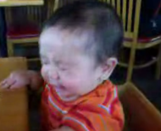 Baby Puckers Up