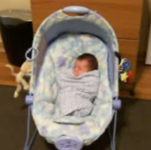 Cute Alert: Hiccuping Newborn