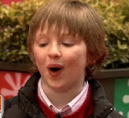 Little Dude Hams It Up for the Holidays