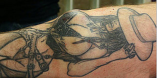 Tattoo Enhanced With Breast Implants