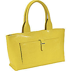 Cleo & Patek Lizard Embossed East /West Satchel 