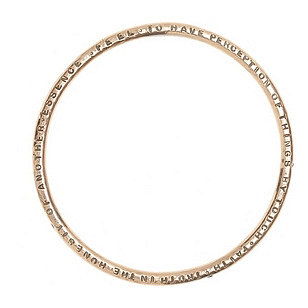 Aurora Lopez Pink Gold Bangle with Gems at Barneys New York