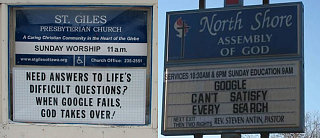God and Google Go Head To Head