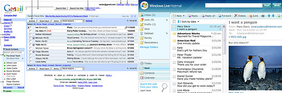 Which Do You Prefer: Gmail or Windows Live Hotmail?