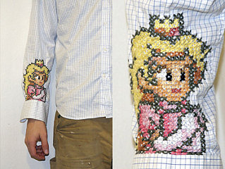 Princess Gets Stitched On Shirt, Courtesy Of Mom