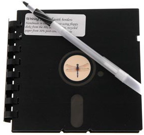 Totally Geeky or Geek Chic? Floppy Disk Journal 
