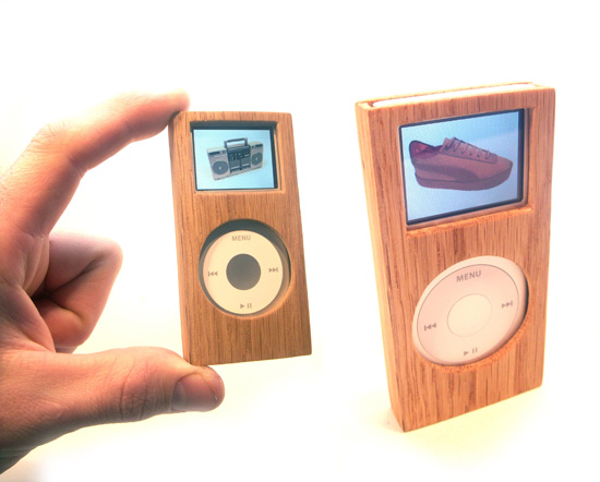 Totally Geeky or Geek Chic? Wooden iPod Case