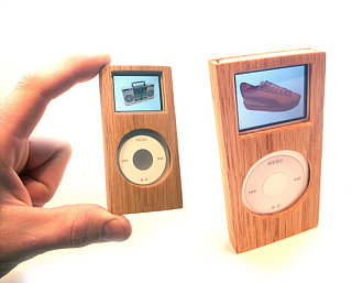 Totally Geeky or Geek Chic? Wooden iPod Case