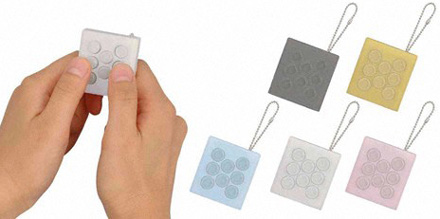 Electronic Bubble Wrap Keychain