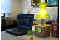 Push-pin Night Stand And Lamp