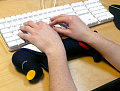 Totally Geeky or Geek Chic? Sleepy Dog Wrist Cushion