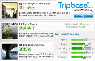 Website of the Day: Tripbase