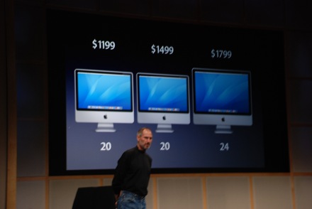 Steve Jobs Announces New iMacs