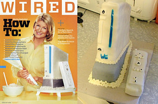 Edible Geek: Real Wii Cake Inspired By Martha Stewart