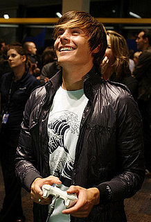 Adorable Geek Zac Efron At Halo 3 Launch