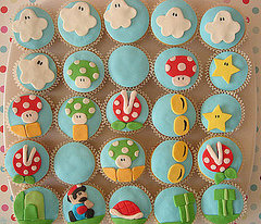 Super Mario Cupcakes Super Mario Cupcakes