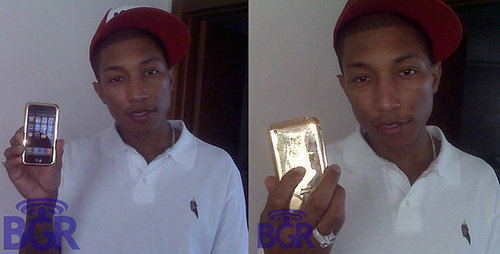 Pharrell Williams Pimps His iPhone With Solid Gold