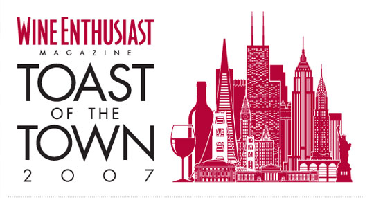 Wine Enthusiast's Toast of the Town