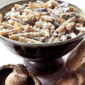 Monday's Leftovers: Pasta with Mushrooms and Goat Cheese