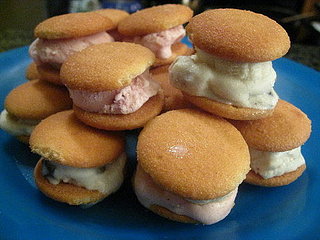 Summer of Sandwiches: Strawberry & Banana Ice Cream and Nilla Wafers