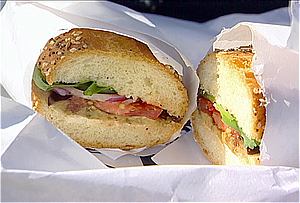Monday's Leftovers: Eggplant Sandwich