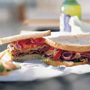 Monday's Leftovers: Deluxe Roast Beef Sandwich