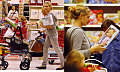 Heidi Take her Kiddies to Target