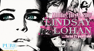 Lohan's Vegas Party Still On, Pure Is Very Proud
