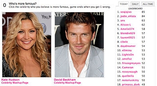 Play Celebrity Faceoff and Win a $100 Gift Card!
