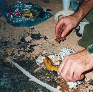 Campfire Dessert: Baked Banana Boats