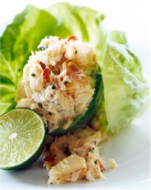 Fast & Easy Dinner: Avocado Stuffed with Chicken Salad