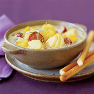 Fast & Easy Dinner: Halibut and Sweet Potato Chowder