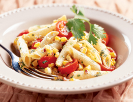 Fast & Easy Dinner: Smoky Penne With Corn & Tomatoes
