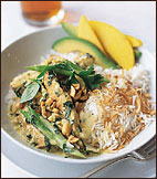 Fast & Easy Dinner: Basil Chicken Curry With Coconut Rice