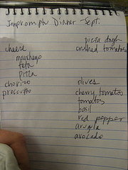 Impromptu Dinner Party Plan #1