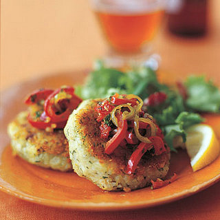 Fast & Easy Dinner: Cod Cakes With Pepper Relish