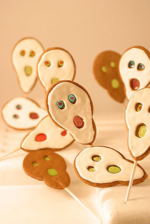 Ghost Lollipop Cookies