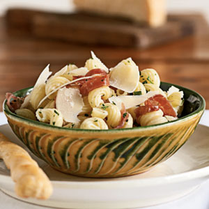 Fast & Easy Dinner: Cavatappi with Prosciutto and Parmesan