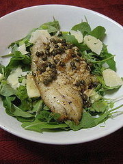 Fast & Easy Dinner: Sole Spinach Salad With Capers