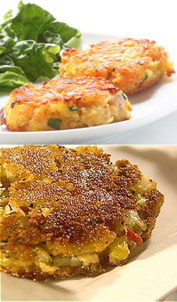 Crab Cakes Two Ways — Beginner and Expert