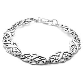 $49.00: Sterling Silver Celtic Design Bracelet, 8": Jewelry & Watches